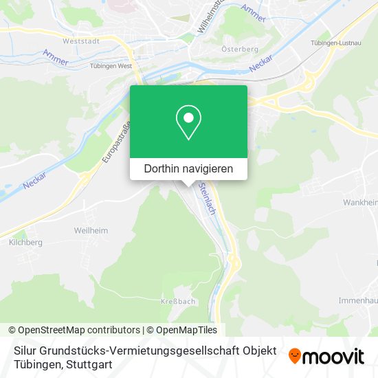 Silur Grundstücks-Vermietungsgesellschaft Objekt Tübingen Karte