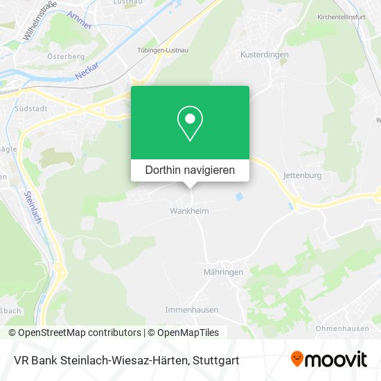 VR Bank Steinlach-Wiesaz-Härten Karte