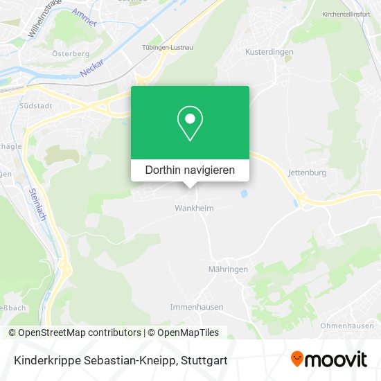 Kinderkrippe Sebastian-Kneipp Karte