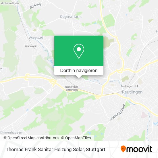 Thomas Frank Sanitär Heizung Solar Karte