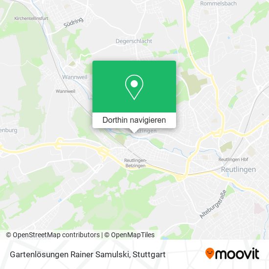 Gartenlösungen Rainer Samulski Karte