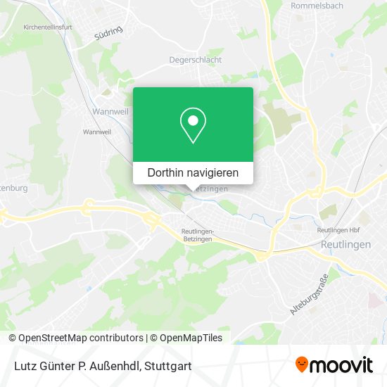 Lutz Günter P. Außenhdl Karte