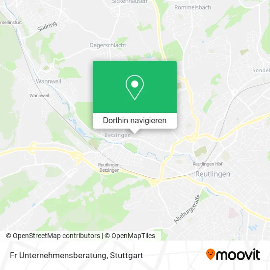 Fr Unternehmensberatung Karte