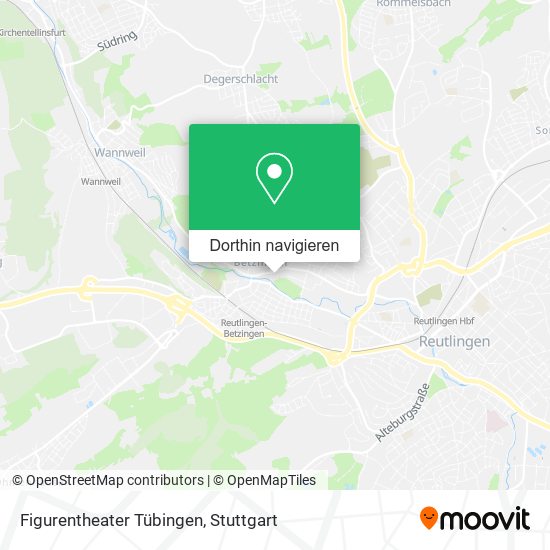 Figurentheater Tübingen Karte