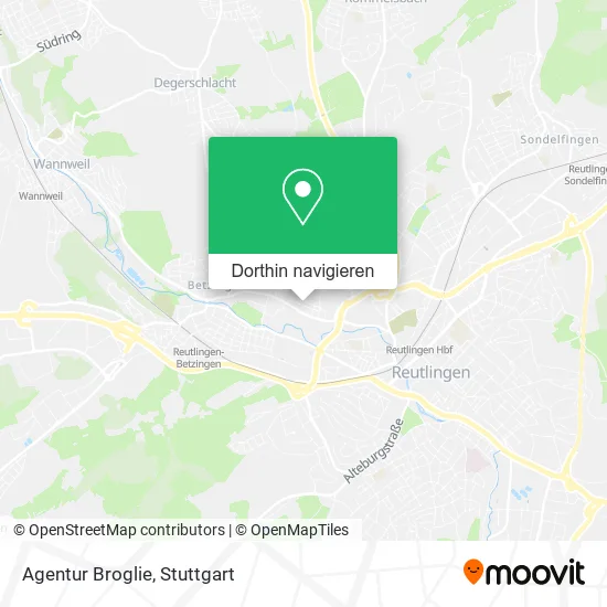 Agentur Broglie Karte