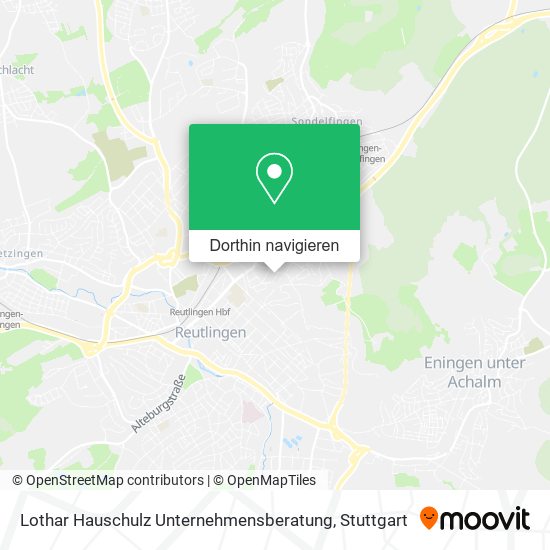 Lothar Hauschulz Unternehmensberatung Karte