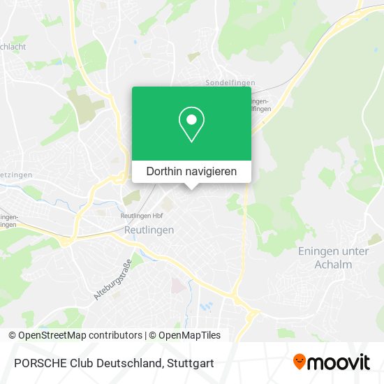PORSCHE Club Deutschland Karte