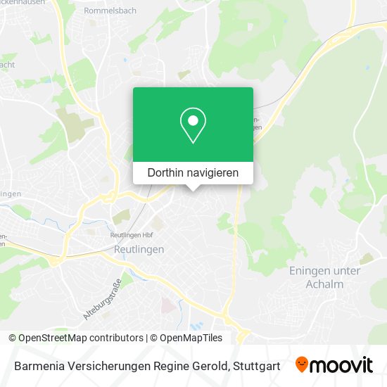 Barmenia Versicherungen Regine Gerold Karte