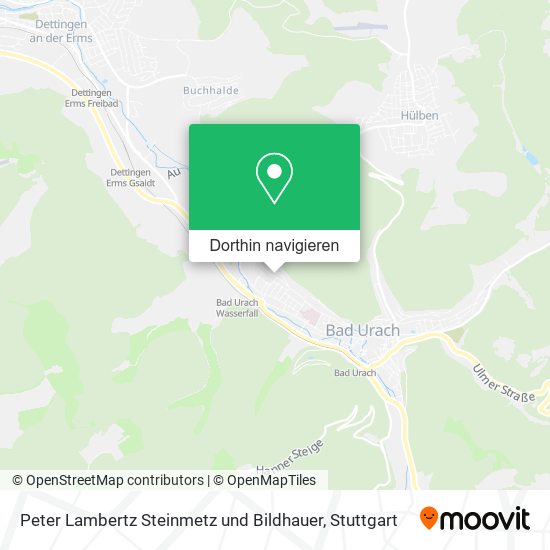 Peter Lambertz Steinmetz und Bildhauer Karte