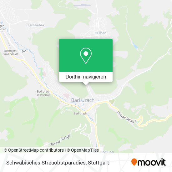 Schwäbisches Streuobstparadies Karte