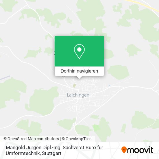 Mangold Jürgen Dipl.-Ing. Sachverst.Büro für Umformtechnik Karte