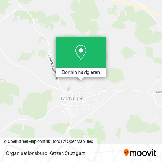 Organisationsbüro Ketzer Karte
