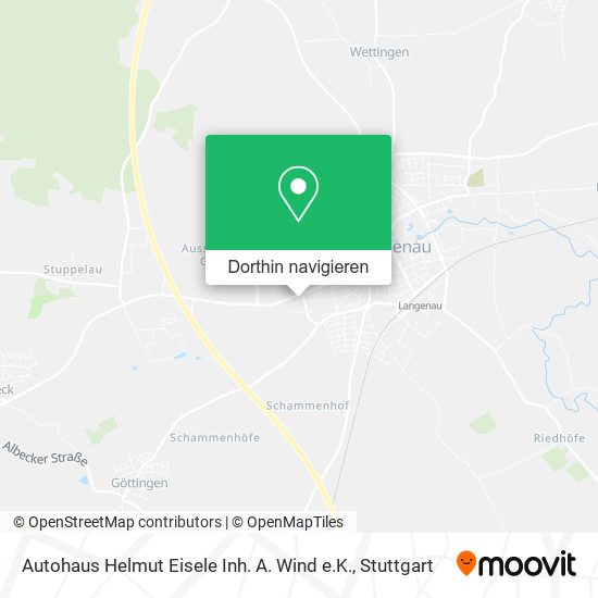 Autohaus Helmut Eisele Inh. A. Wind e.K. Karte