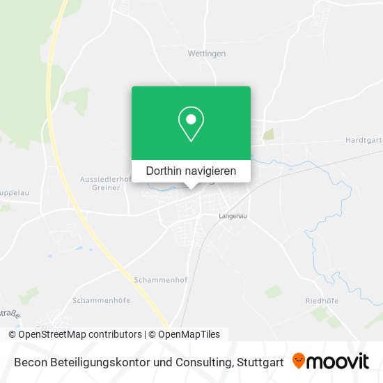 Becon Beteiligungskontor und Consulting Karte