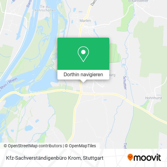 Kfz-Sachverständigenbüro Krom Karte