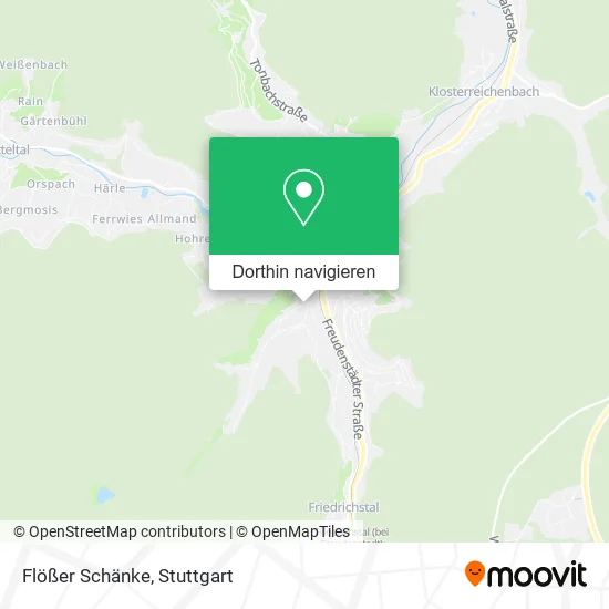 Flößer Schänke Karte