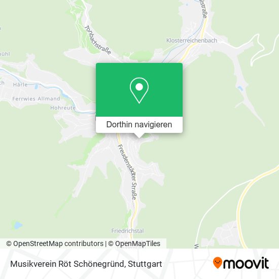 Musikverein Röt Schönegründ Karte