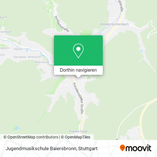 Jugendmusikschule Baiersbronn Karte