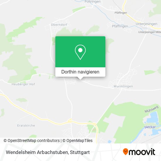 Wendelsheim Arbachstuben Karte
