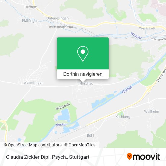 Claudia Zickler Dipl. Psych. Karte