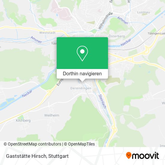 Gaststätte Hirsch Karte