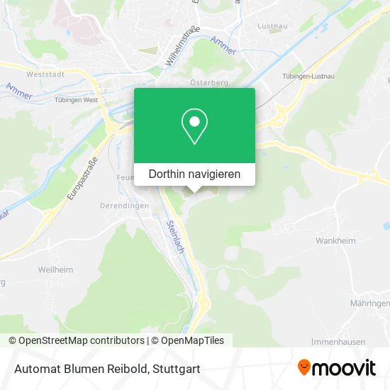 Automat Blumen Reibold Karte