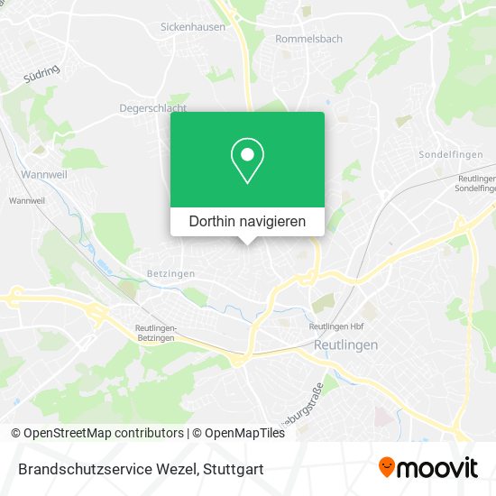 Brandschutzservice Wezel Karte