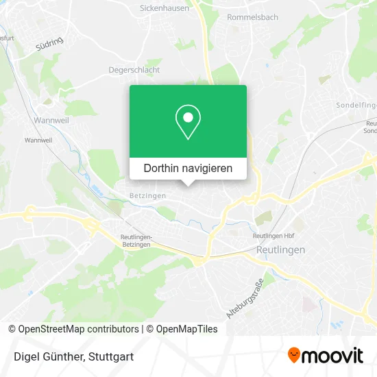Digel Günther Karte