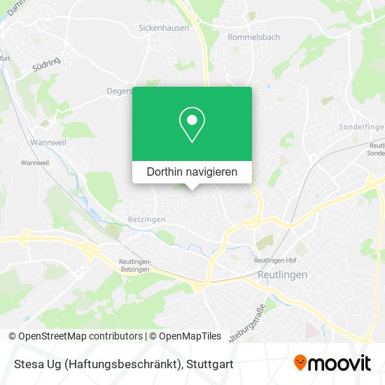 Stesa Ug (Haftungsbeschränkt) Karte