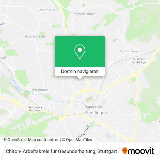 Chiron- Arbeitskreis für Gesunderhaltung Karte