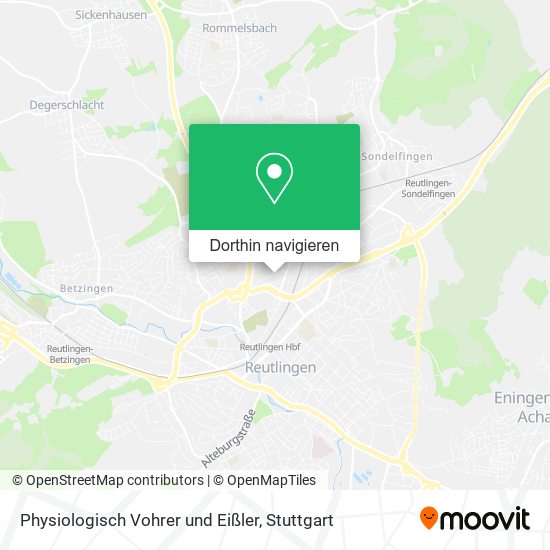 Physiologisch Vohrer und Eißler Karte