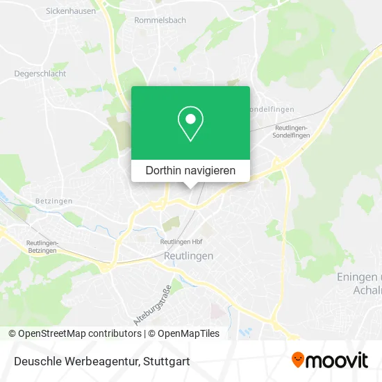 Deuschle Werbeagentur Karte