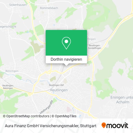 Aura Finanz GmbH Versicherungsmakler Karte