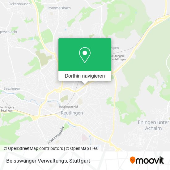 Beisswänger Verwaltungs Karte