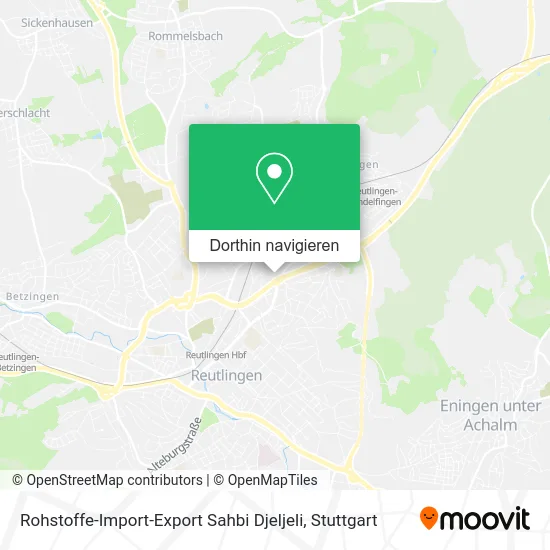 Rohstoffe-Import-Export Sahbi Djeljeli Karte