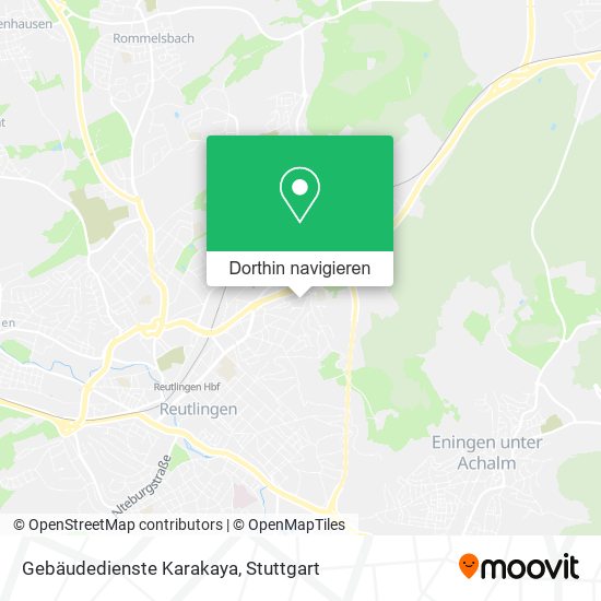 Gebäudedienste Karakaya Karte