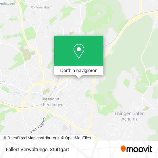 Fallert Verwaltungs Karte