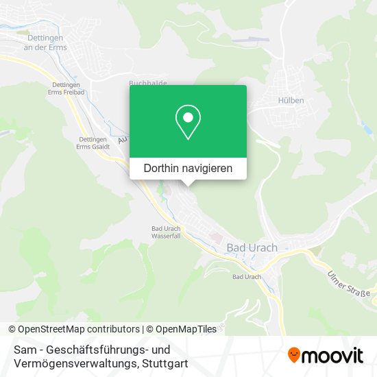 Sam - Geschäftsführungs- und Vermögensverwaltungs Karte