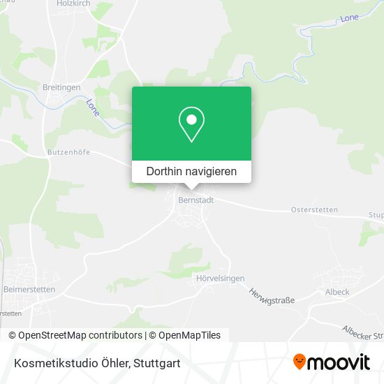 Kosmetikstudio Öhler Karte