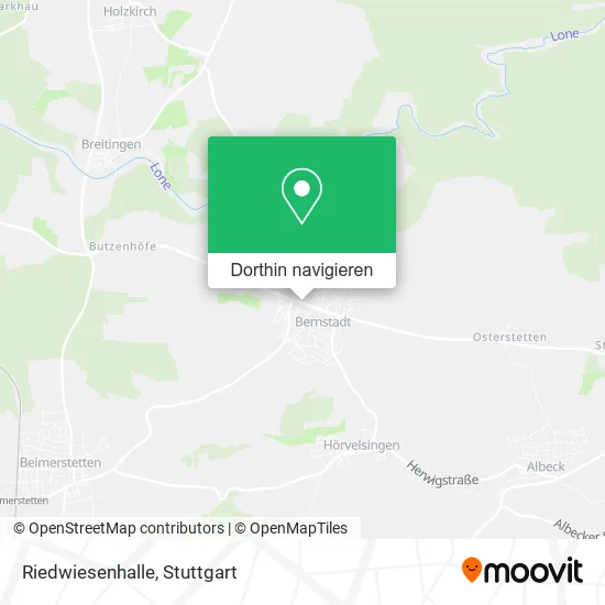 Riedwiesenhalle Karte