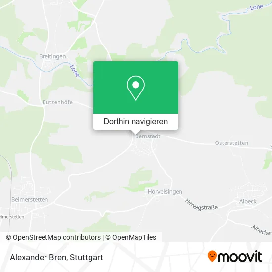 Alexander Bren Karte