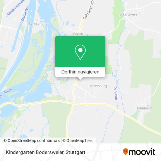 Kindergarten Bodersweier Karte