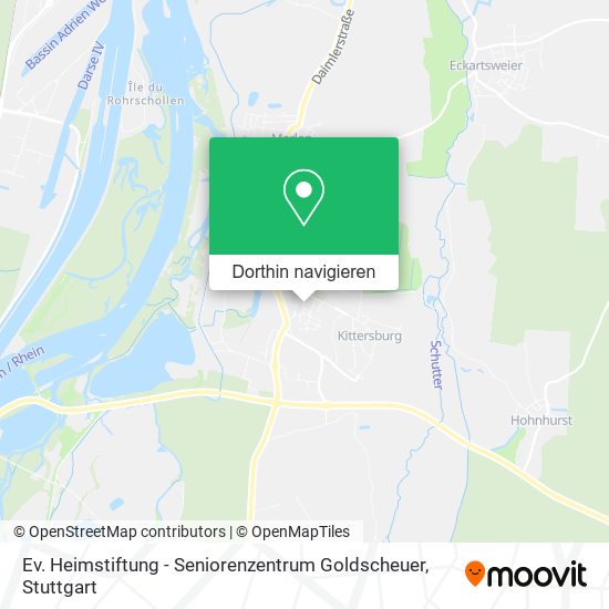 Ev. Heimstiftung - Seniorenzentrum Goldscheuer Karte