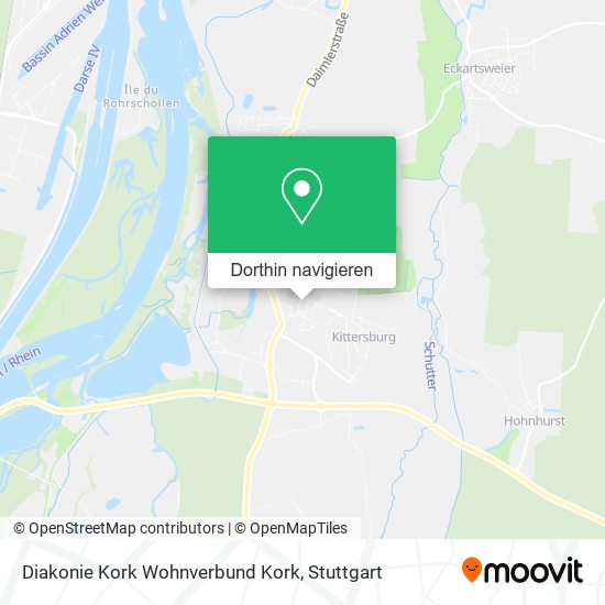 Diakonie Kork Wohnverbund Kork Karte