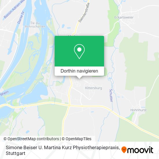 Simone Beiser U. Martina Kurz Physiotherapiepraxis Karte