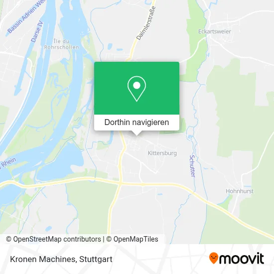 Kronen Machines Karte