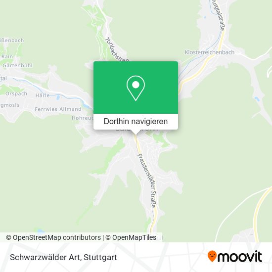 Schwarzwälder Art Karte