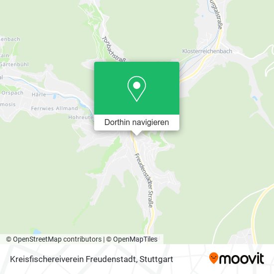 Kreisfischereiverein Freudenstadt Karte
