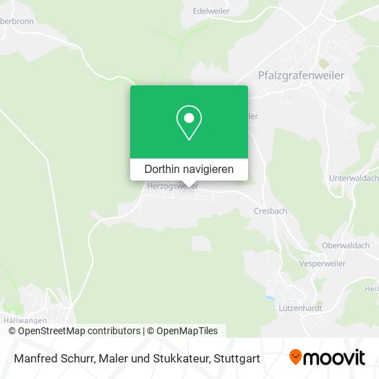 Manfred Schurr, Maler und Stukkateur Karte