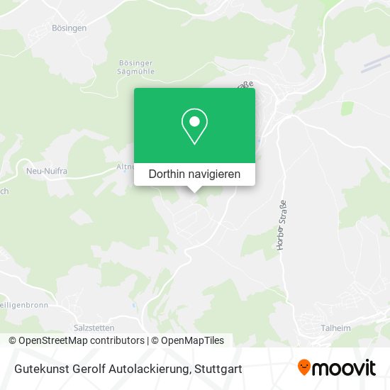Gutekunst Gerolf Autolackierung Karte